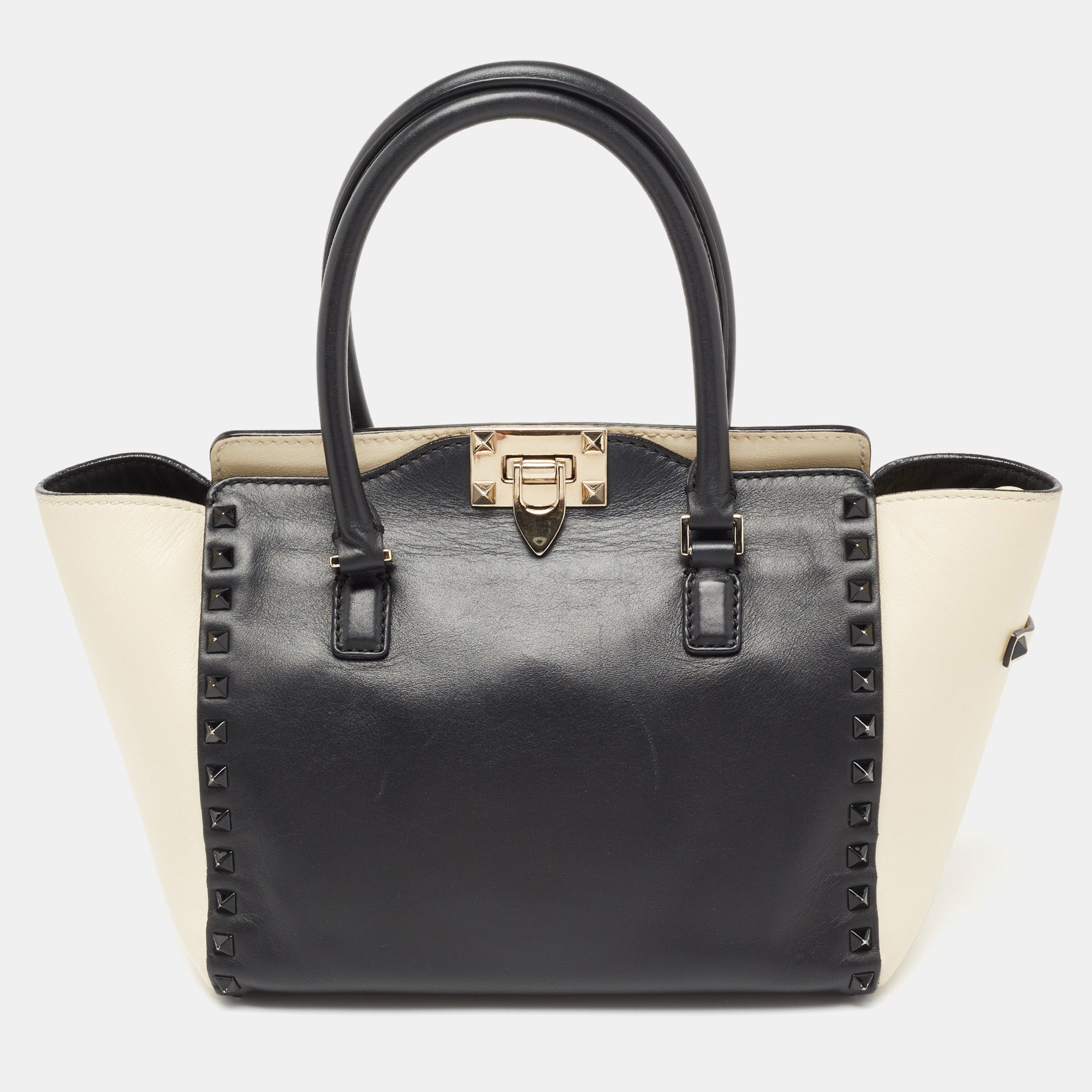 Valentino rockstud store trapeze tote