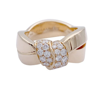 CHAUMET rose gold and diamonds ring, Liens Seduction collection.