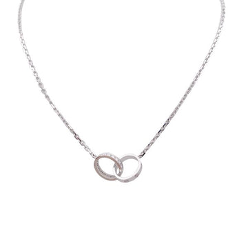 CARTIER white gold and diamonds necklace, Love collection.