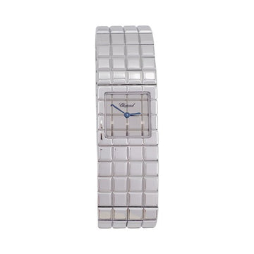 CHOPARD steel watch, Ice Cube collection.