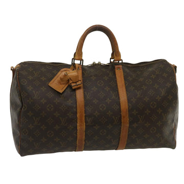 LOUIS VUITTON Monogram Keepall Bandouliere 50 Boston Bag M41416 LV Auth 35151