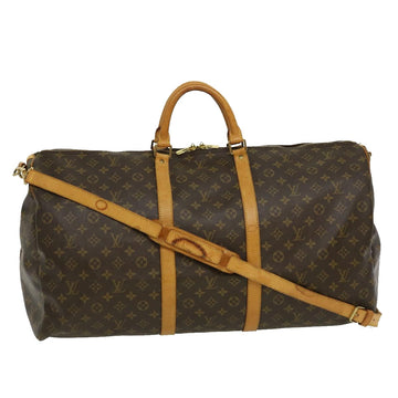 LOUIS VUITTON Monogram Keepall Bandouliere 60 Boston Bag M41412 LV Auth 35193