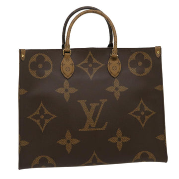 LOUIS VUITTON Monogram Reverse On-the-go GM Tote Bag M44576 LV Auth 34732A