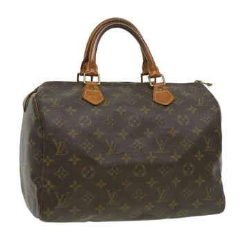 LOUIS VUITTON Monogram Speedy 30 Hand Bag M41526 LV Auth 34756