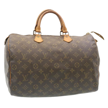 LOUIS VUITTON Monogram Speedy 35 Hand Bag M41524 LV Auth nr018