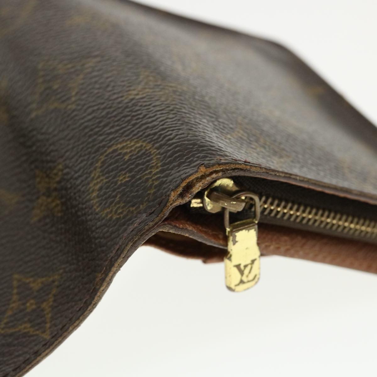 LOUIS VUITTON Monogram Compact Zip Bifold Wallet M61667 LV Auth