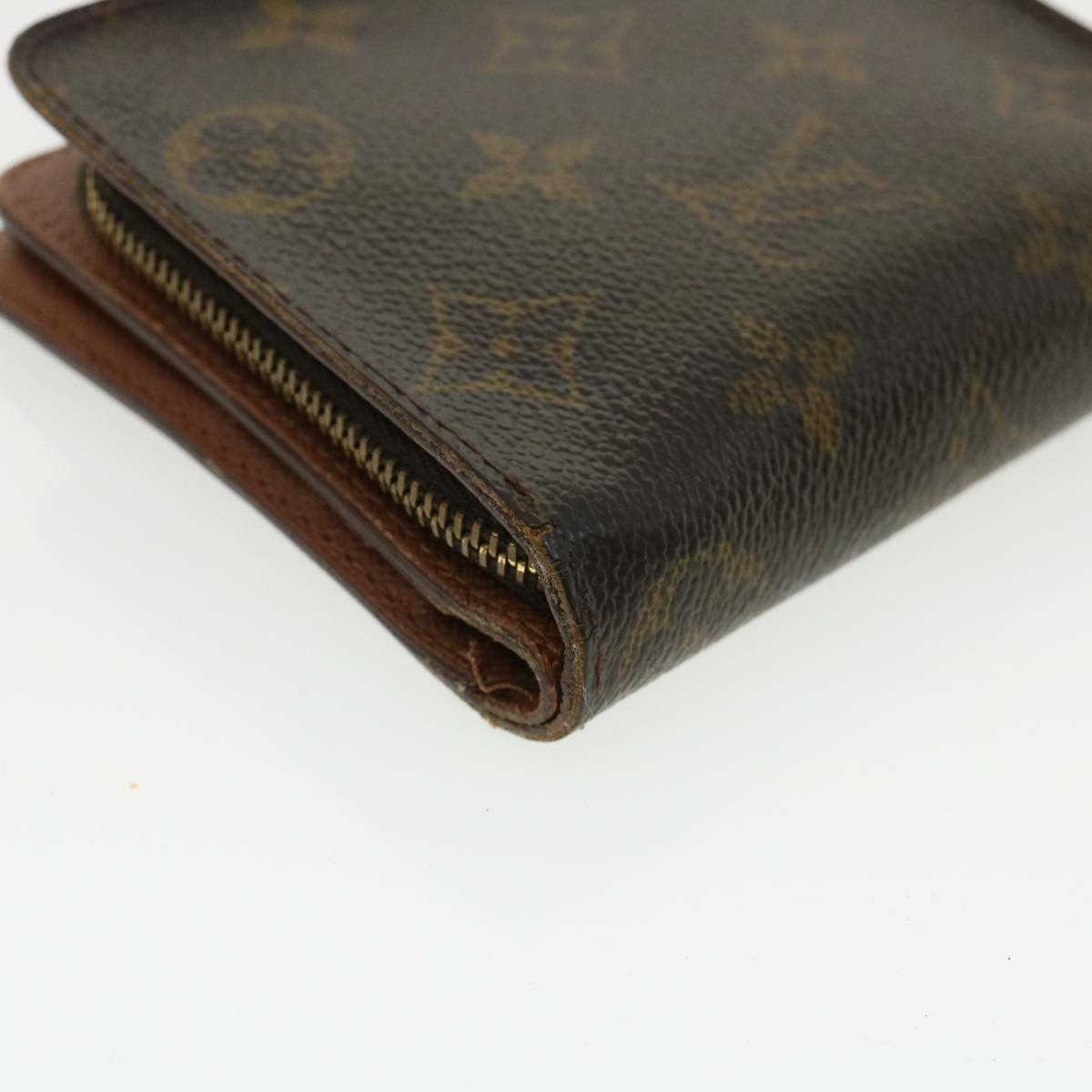 Auth LOUIS VUITTON Compact Zipper Wallet M61667 Monogram MI1001 Bifold  Wallet