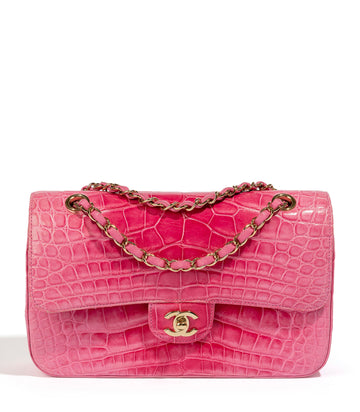 CHANEL Medium Pink Double Flap Bag