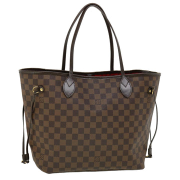 LOUIS VUITTON Damier Ebene Neverfull MM Tote Bag N51105 LV Auth pt3252