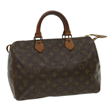 LOUIS VUITTON Monogram Speedy 30 Hand Bag M41526 LV Auth pt3486