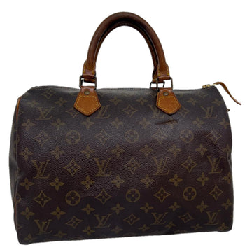 LOUIS VUITTON Monogram Speedy 30 Hand Bag M41526 LV Auth pt5070