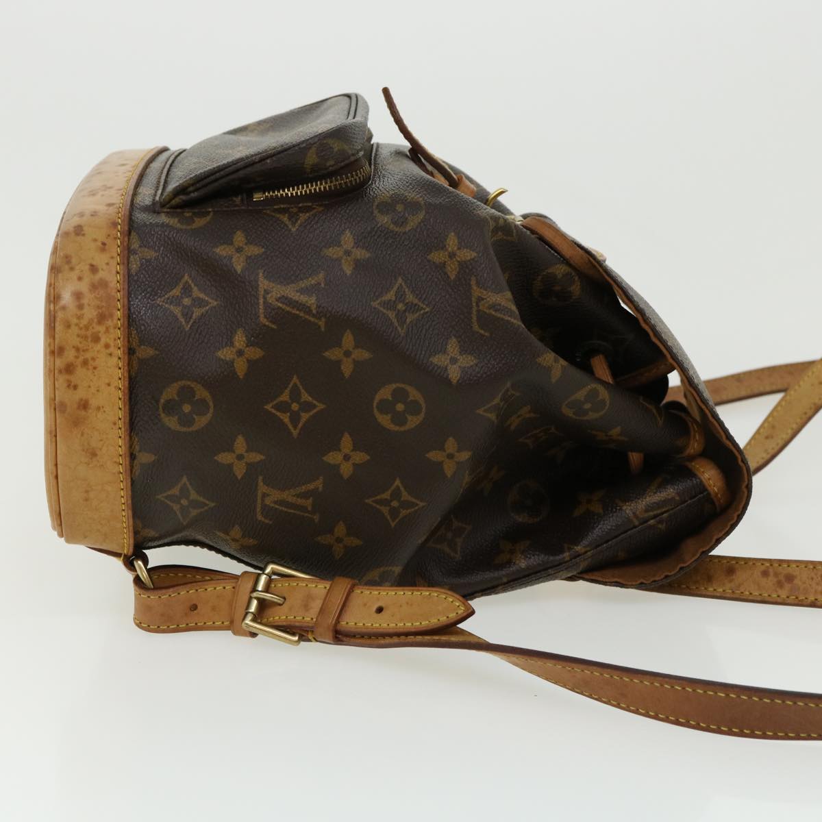 Auth LOUIS VUITTON Montsouris MM M51136 Monogram SP0958 Backpack