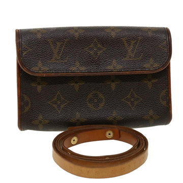 LOUIS VUITTON Monogram Pochette Florentine Waist Bag M51855 LV Auth rd2853