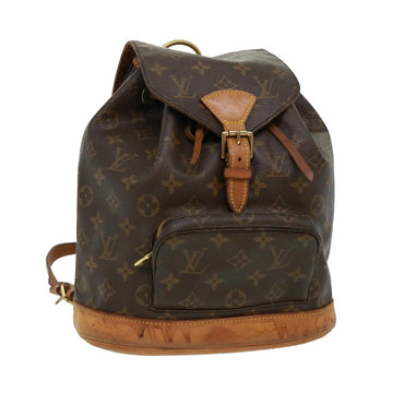 LOUIS VUITTON Monogram Montsouris MM Backpack M51136 LV Auth rd3439