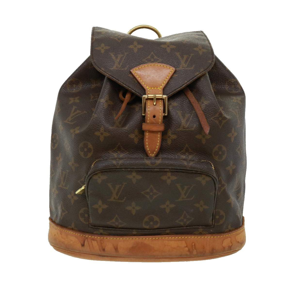 Louis Vuitton Montsouris Rucksack Monogram LV Tuch Original