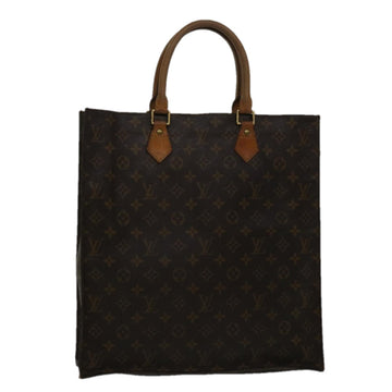 LOUIS VUITTON Monogram Sac Plat Hand Bag M51140 LV Auth rd3568