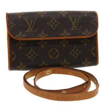 LOUIS VUITTON Monogram Pochette Florentine Waist Bag M51855 LV Auth rd3921