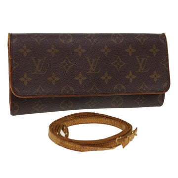 LOUIS VUITTON Monogram Pochette Twin GM Shoulder Bag M51852 LV Auth rd4742