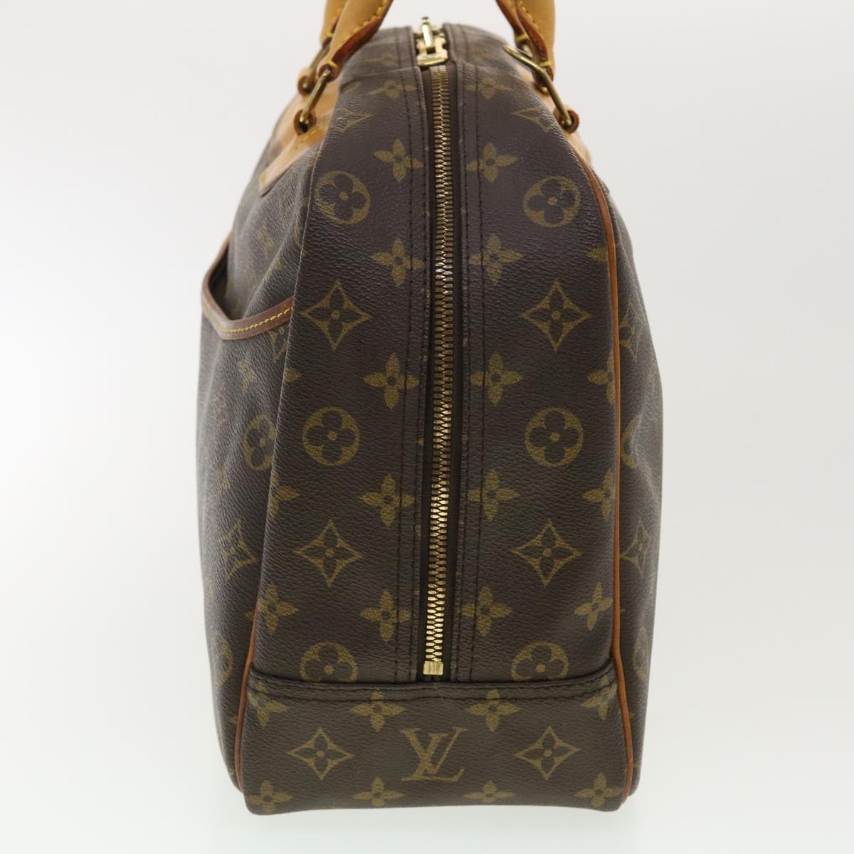 LOUIS VUITTON Handbag M47270 Deauville Monogram canvas/Leather Brown W –