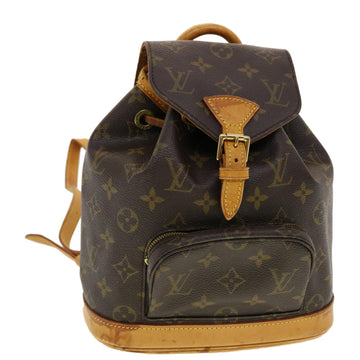 LOUIS VUITTON Monogram Montsouris PM Backpack M51137 LV Auth rd4821