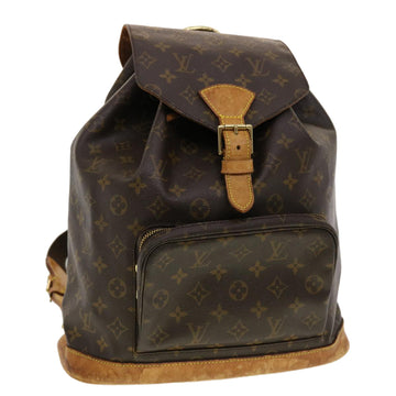 LOUIS VUITTON Monogram Montsouris GM Backpack M51135 LV Auth rd4826