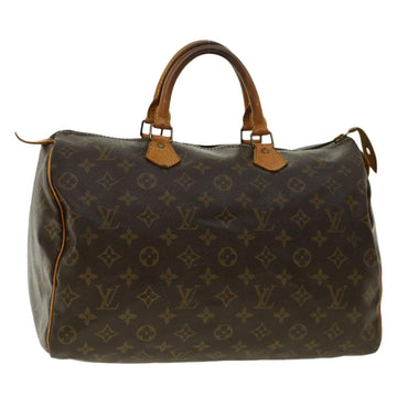 LOUIS VUITTON Monogram Speedy 35 Hand Bag M41524 LV Auth rd4953