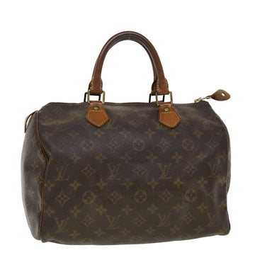 LOUIS VUITTON Monogram Speedy 30 Hand Bag M41526 LV Auth rd5206