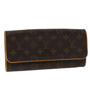 LOUIS VUITTON Monogram Pochette Twin GM Shoulder Bag M51852 LV Auth rd5537