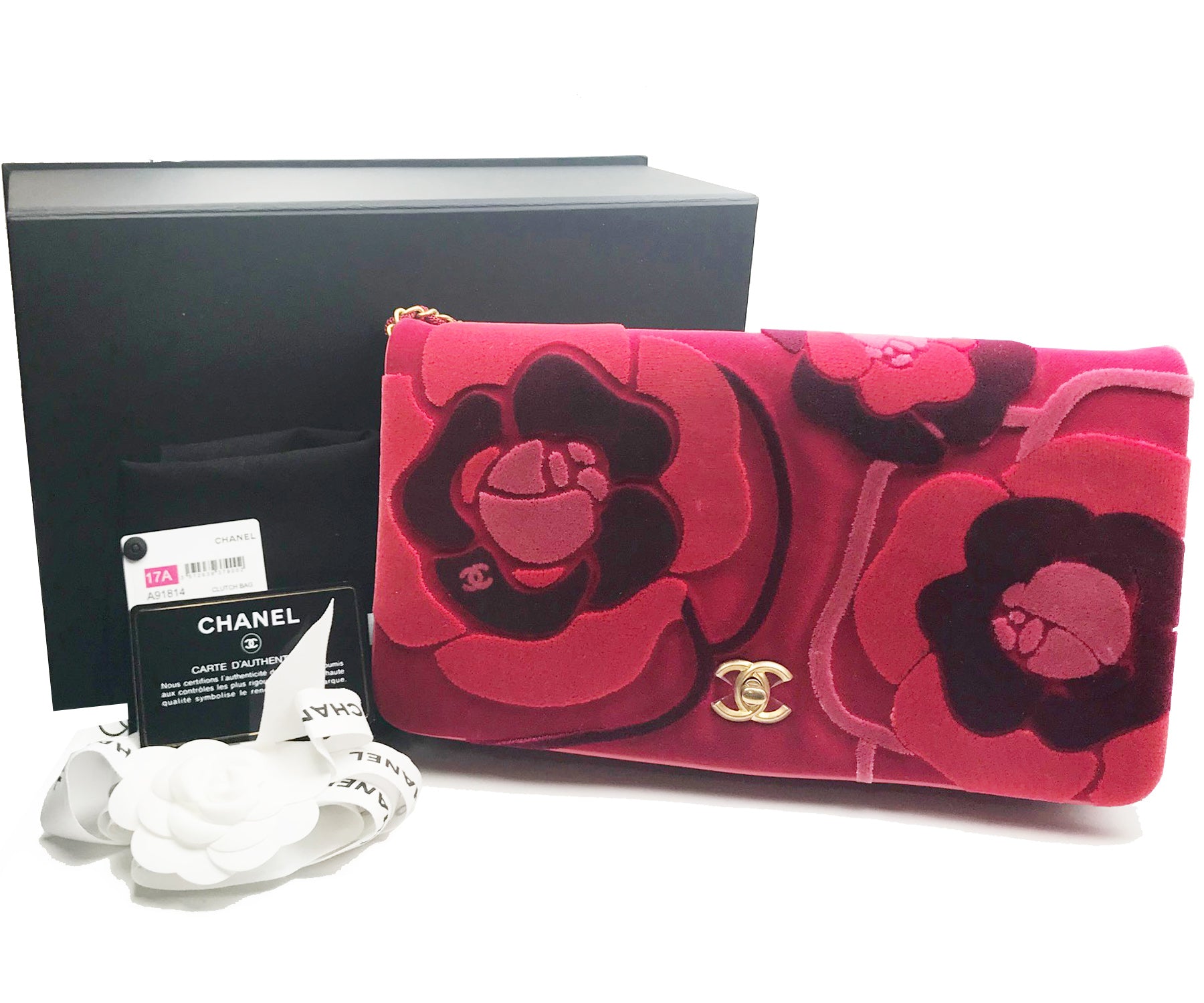 Red velvet discount chanel bag