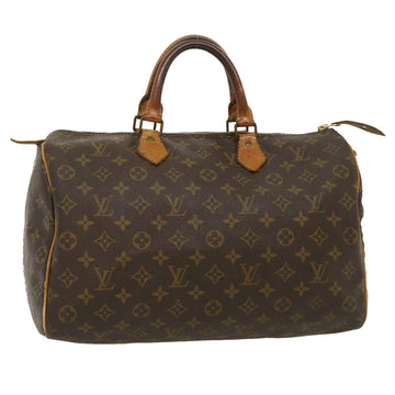 LOUIS VUITTON Monogram Speedy 35 Hand Bag M41524 LV Auth rh093