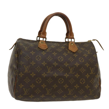 LOUIS VUITTON Monogram Speedy 30 Hand Bag M41526 LV Auth rh149