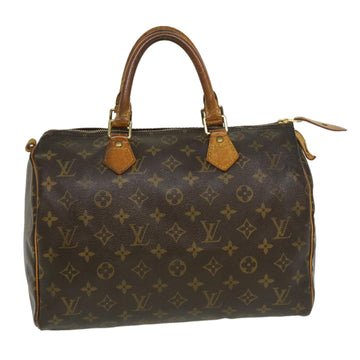 LOUIS VUITTON Monogram Speedy 30 Hand Bag M41526 LV Auth rh173