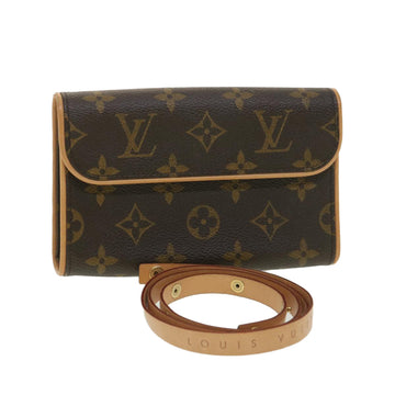 LOUIS VUITTON Monogram Pochette Florentine Waist Bag M51855 LV Auth ro697