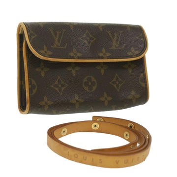 LOUIS VUITTON Monogram Pochette Florentine Waist Bag M51855 LV Auth ro843