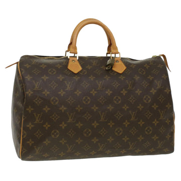 LOUIS VUITTON Monogram Speedy 40 Hand Bag M41522 LV Auth ro861