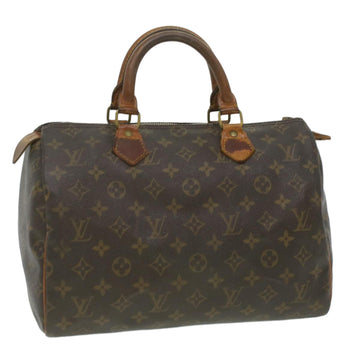 LOUIS VUITTON Monogram Speedy 30 Hand Bag M41526 LV Auth ro889