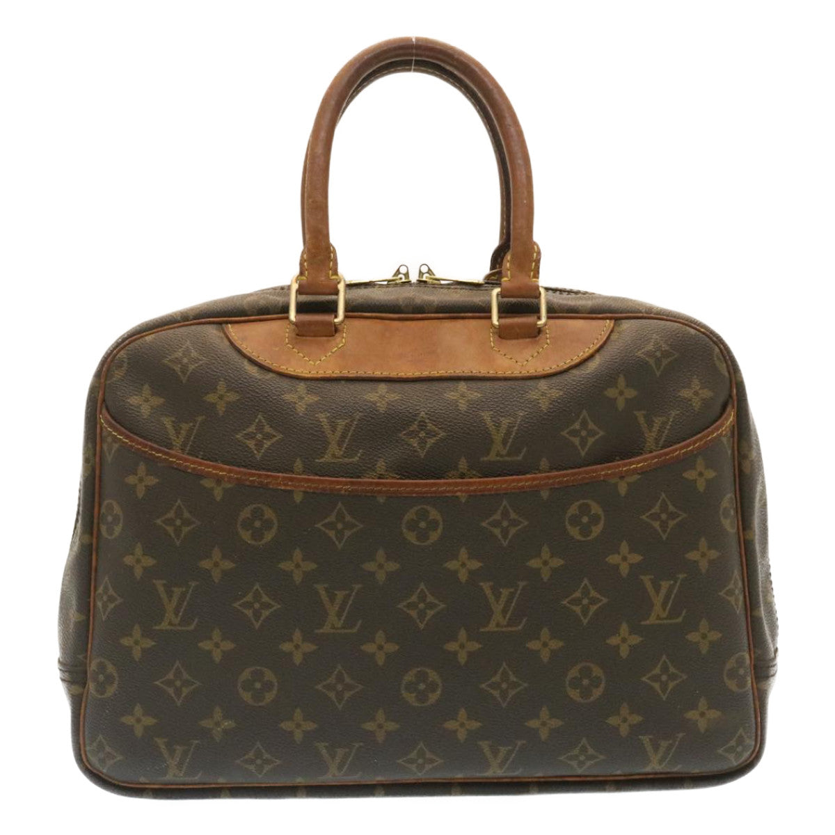 LOUIS VUITTON LOUIS VUITTON Deauville Boston Handbag M47270 Monogram Canvas  Used LV M47270