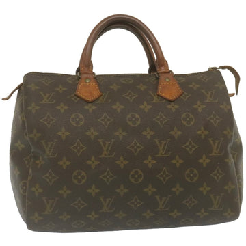 LOUIS VUITTON Monogram Speedy 30 Hand Bag M41526 LV Auth rz204