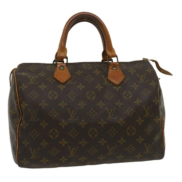 LOUIS VUITTON Monogram Speedy 30 Hand Bag M41526 LV Auth rz234