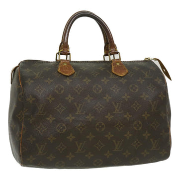 LOUIS VUITTON Monogram Speedy 30 Hand Bag M41526 LV Auth rz396