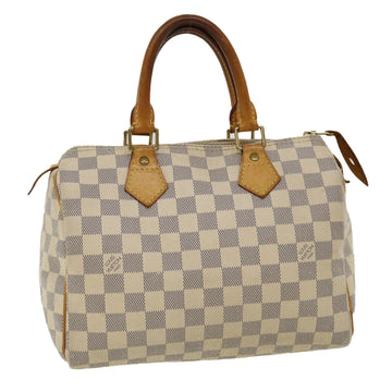 LOUIS VUITTON Damier Azur Speedy 25 Hand Bag N41534 LV Auth rz477