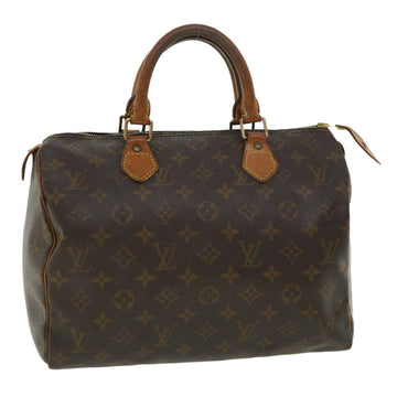 LOUIS VUITTON Monogram Speedy 30 Hand Bag M41526 LV Auth rz510