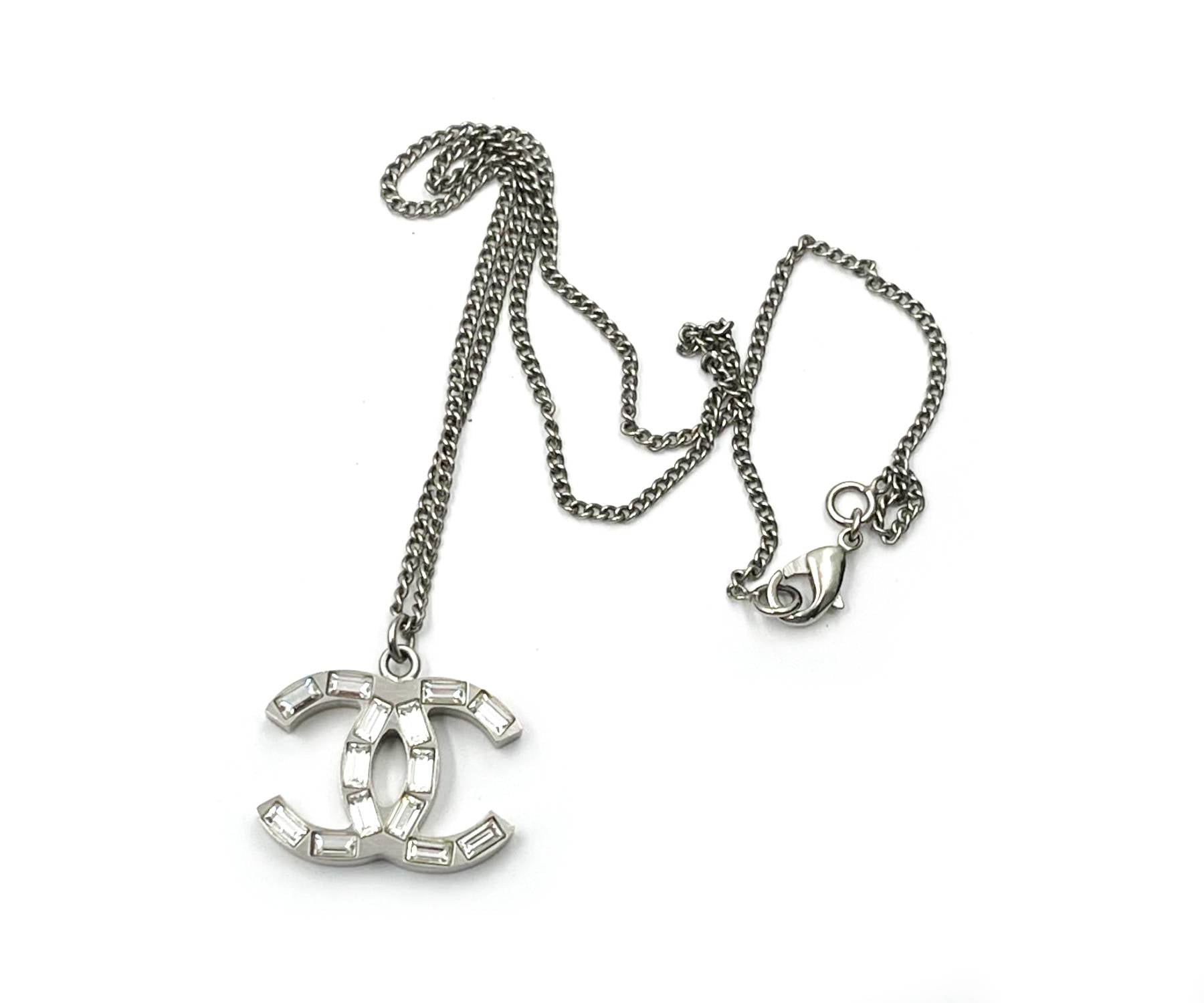 Silver 2025 cc necklace