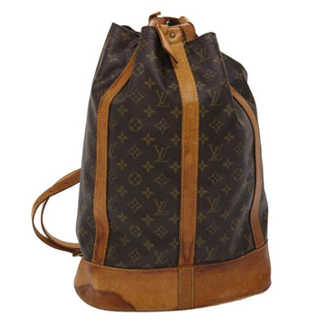 LOUIS VUITTON Monogram Randonnee GM Shoulder Bag M42244 LV Auth tb714