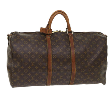 LOUIS VUITTON Monogram Keepall Bandouliere 50 Boston Bag M41416 LV Auth tb727