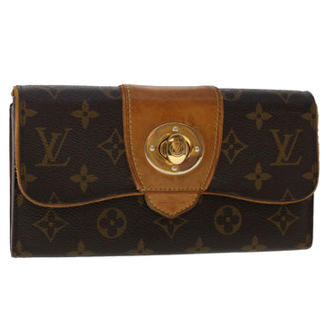 LOUIS VUITTON Monogram Portefeuille Boetie Long Wallet M63220 LV Auth tb785