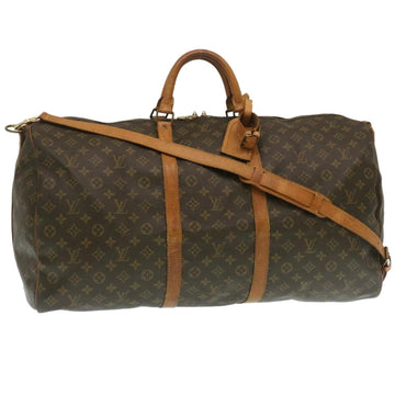 LOUIS VUITTON Monogram Keepall Bandouliere 60 Boston Bag M41412 LV Auth th2523