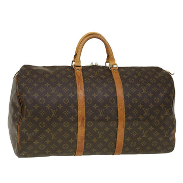 LOUIS VUITTON Monogram Keepall 55 Boston Bag M41424 LV Auth th2829