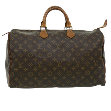 LOUIS VUITTON Monogram Speedy 40 Hand Bag M41522 LV Auth th2838