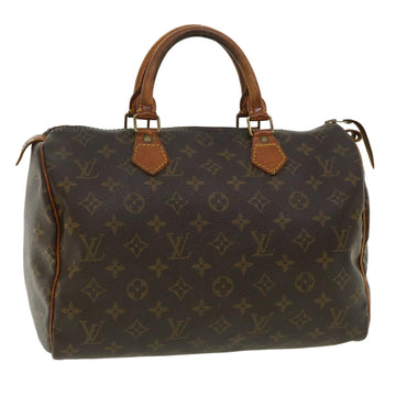 LOUIS VUITTON Monogram Speedy 30 Hand Bag M41526 LV Auth th3141